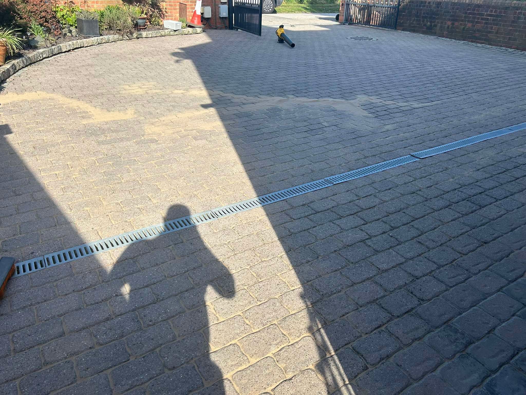 Top Gun & Son recent project - driveway sanded