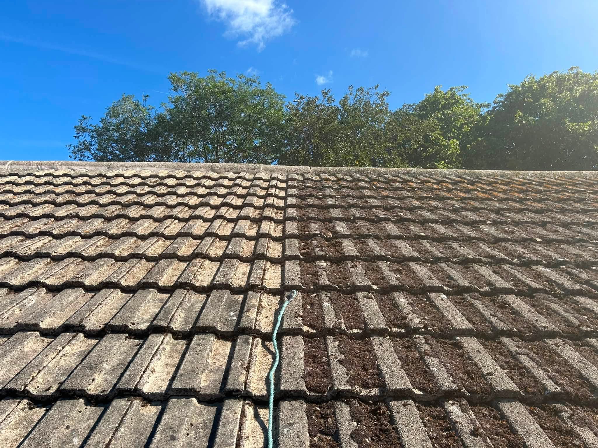 Roof Scraping work by Top Gun & Son